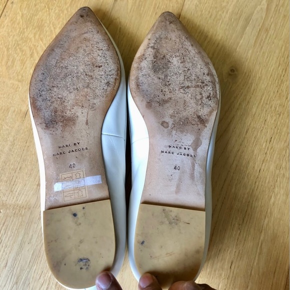 Marc by Marc Jacobs White Ballet Flats - Picture 3 of 4